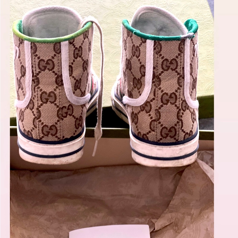 GUCCI TENNI 1977 High Top Platform Sneaker - Picture 3 of 5